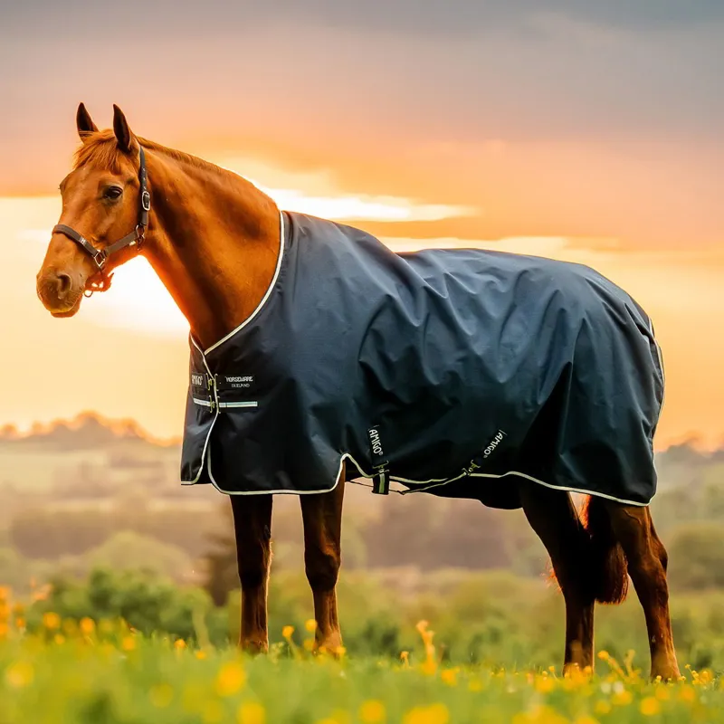 Amigo Ripstop 900D Fleece Lined 50g Turnout Blanket - Witney Navy-3
