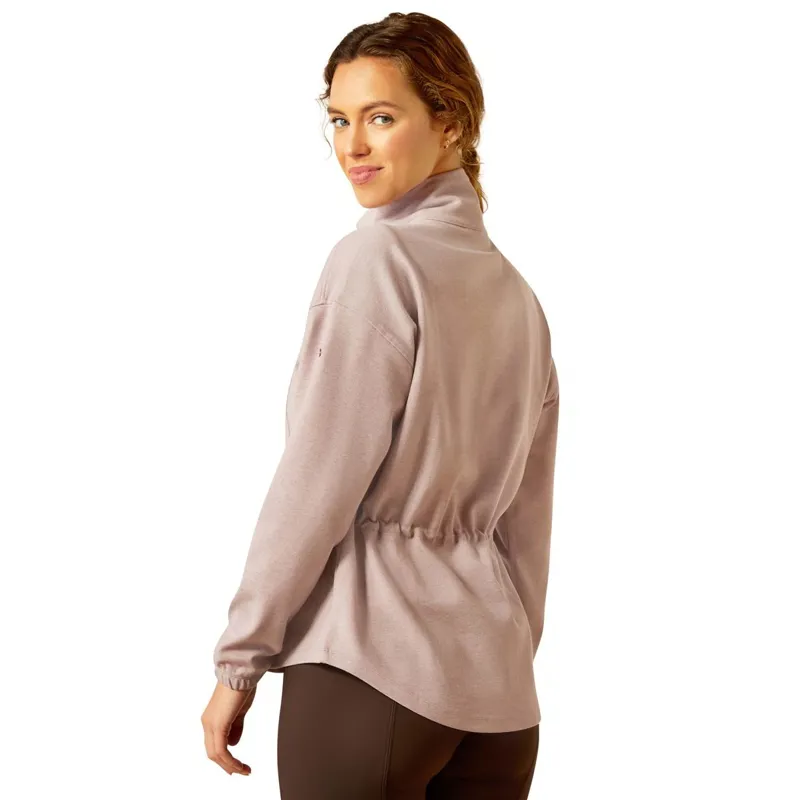 Ariat Ryeland Half-Zip Women's Sweatshirt - Purple Dove-3