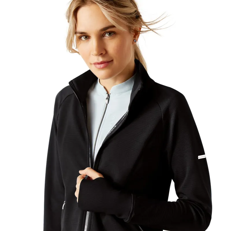 Ariat Bellatrix Full Zip Womens Sweatshirt - Black-1