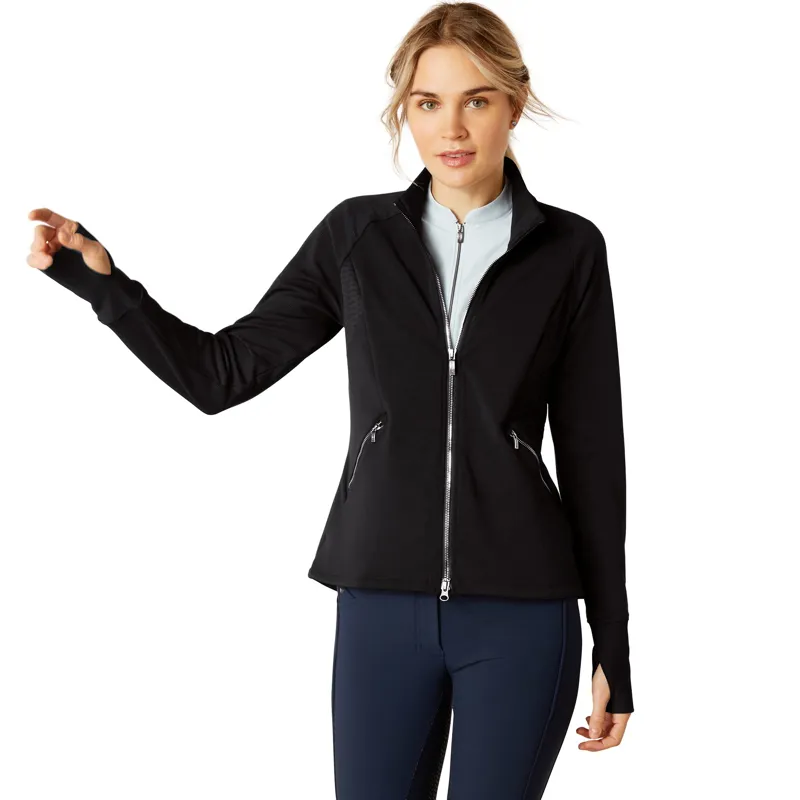 Ariat Bellatrix Full Zip Womens Sweatshirt - Black
