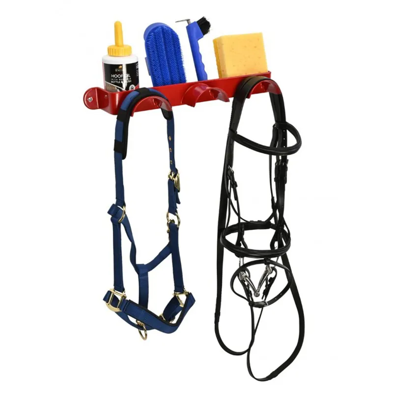 Stubbs Bridle Shelfie - Red-1