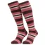 LeMieux Sabrina Stripe Fluffies Adult Socks - Cranberry