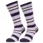LeMieux Sabrina Stripe Fluffies Adults Socks - Lilac