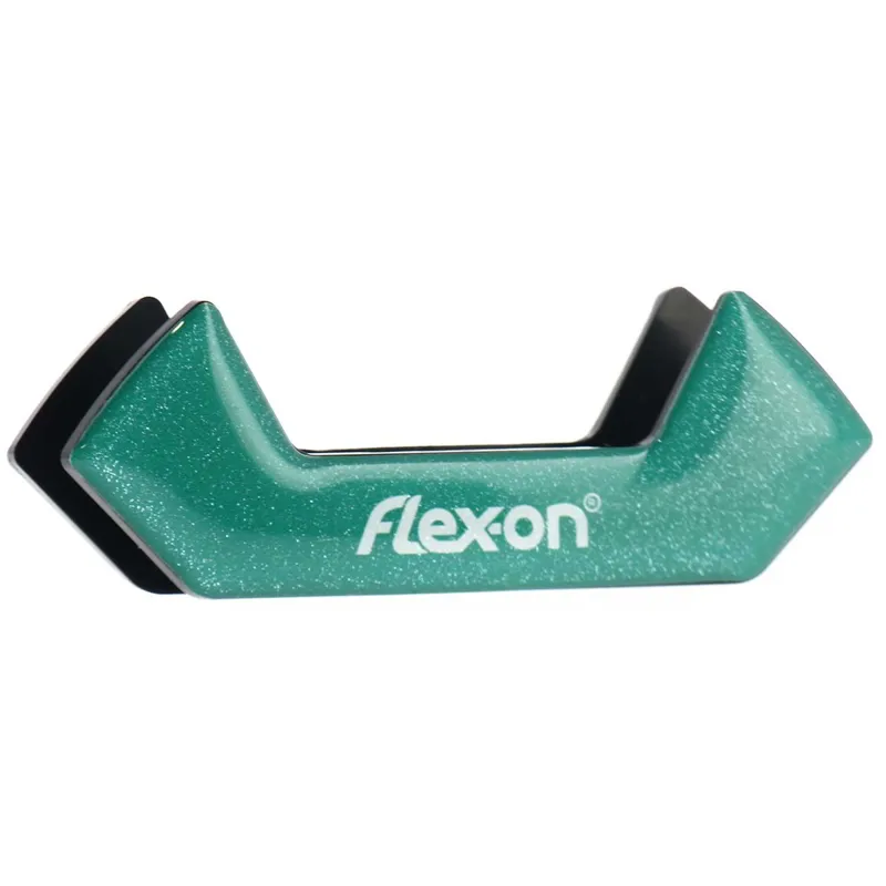 Flex-On Safe-on Stirrup Magnets - Irish Green Silver