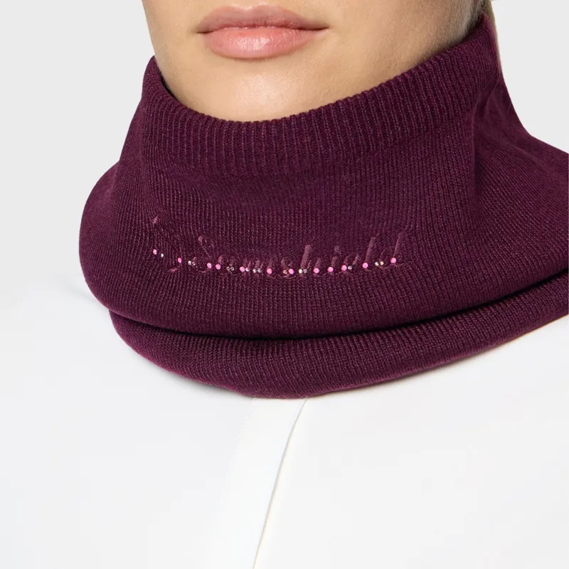 Samshield Crystal Women's Neck Warmer - Plum-1