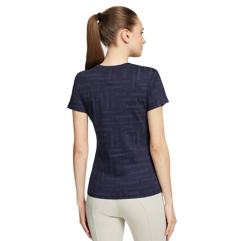 Samshield Auxane 24 Womens T-Shirt - Navy-2