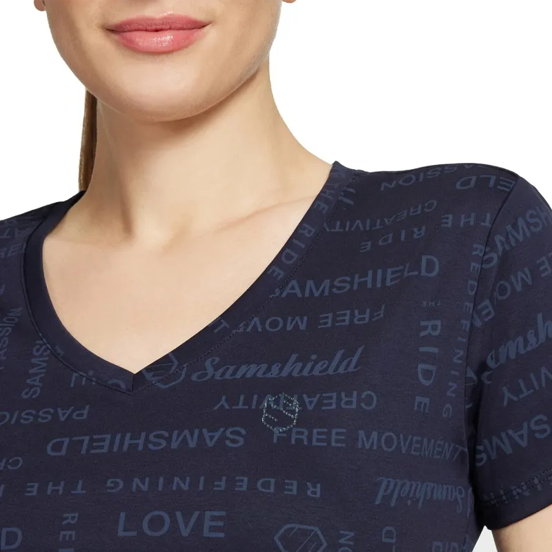Samshield Auxane 24 Womens T-Shirt - Navy-1