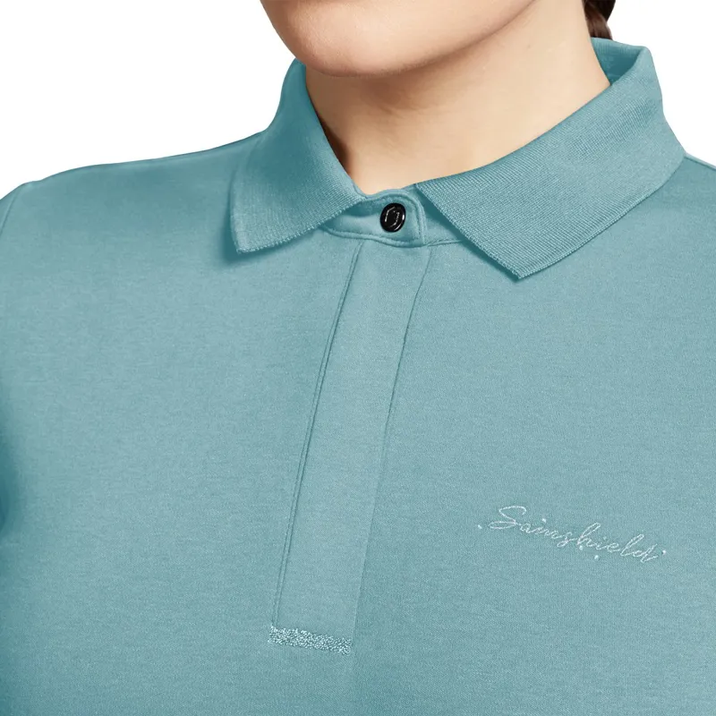 Samshield Celine Short Sleeve Womens Polo Shirt - Tourmaline-1