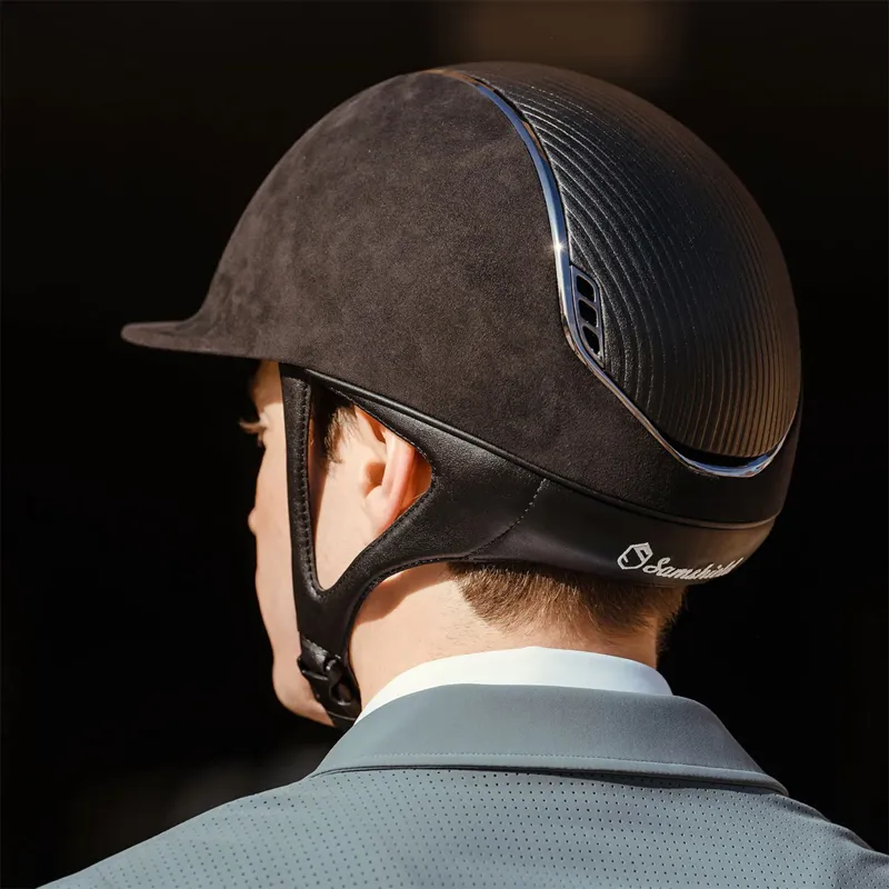 Samshield Premium 2.0 Standard Helmet - Black/Chrome-3