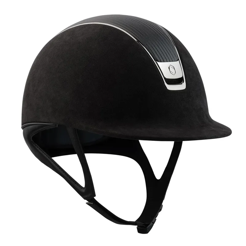 Samshield Premium 2.0 Standard Helmet - Black/Chrome
