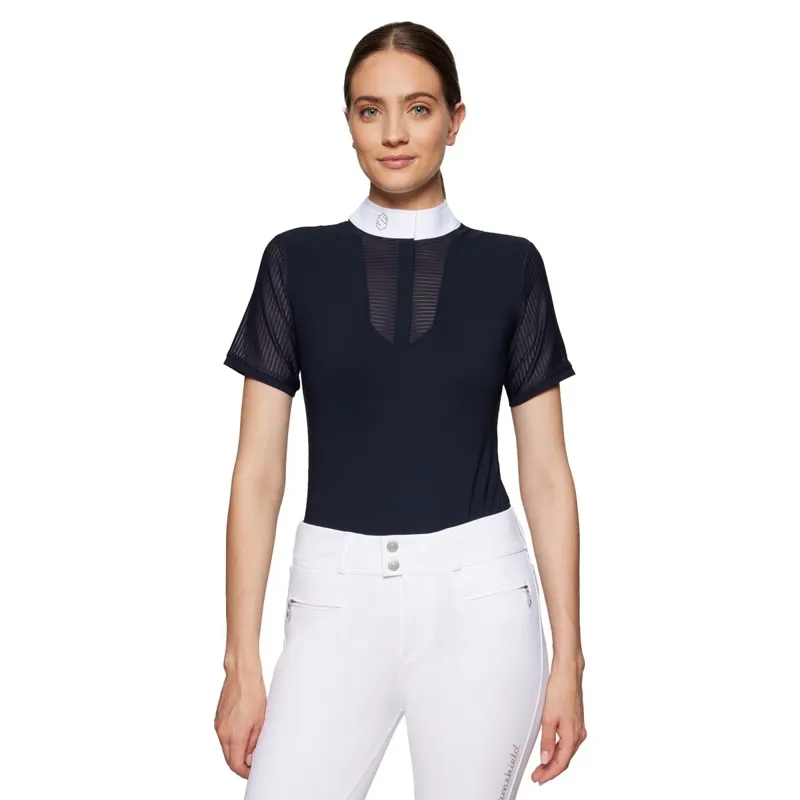 Samshield Apolline Short Sleeve Women's Show Shirt - Navy