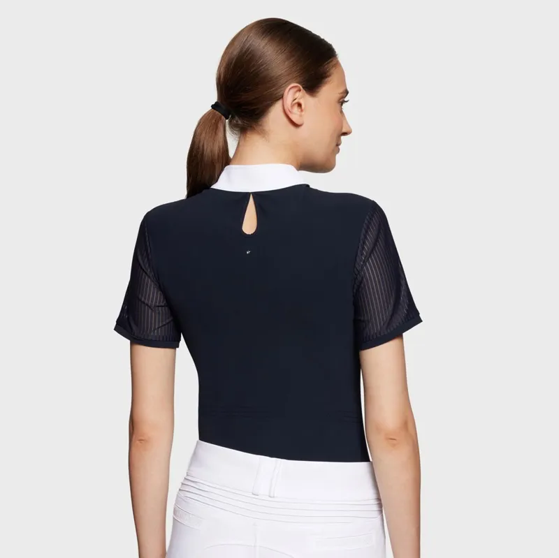 Samshield Apolline Short Sleeve Women's Show Shirt - Navy-2