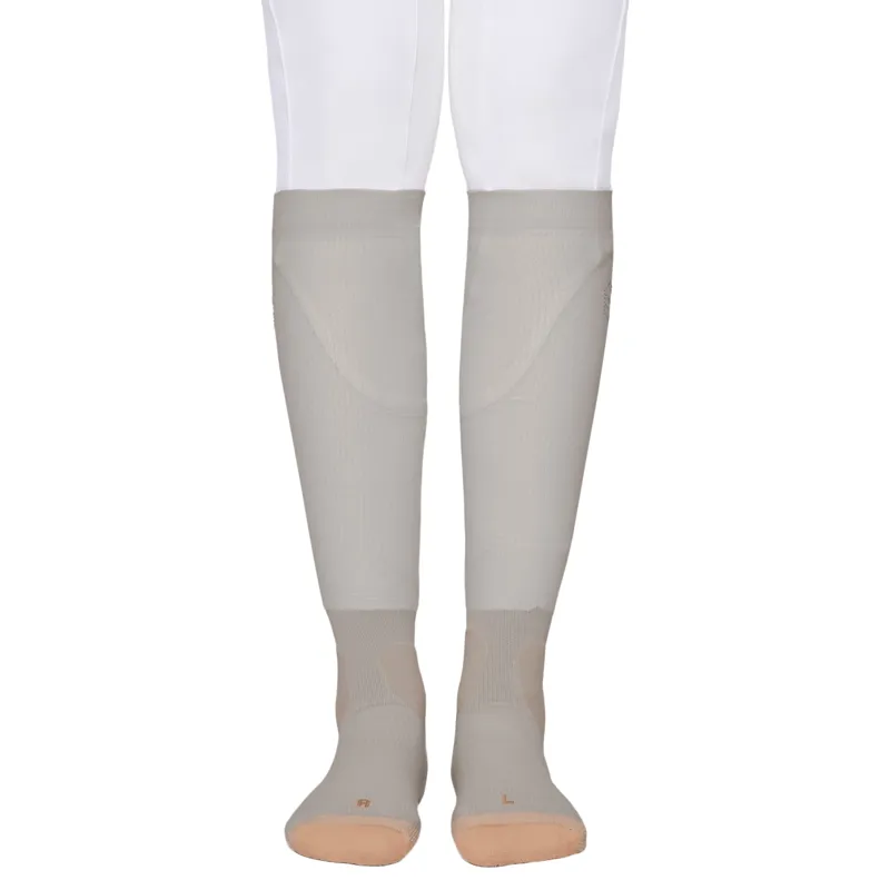 Samshield Balzane Crystal Bloom Tall Riding Socks - Beige-1