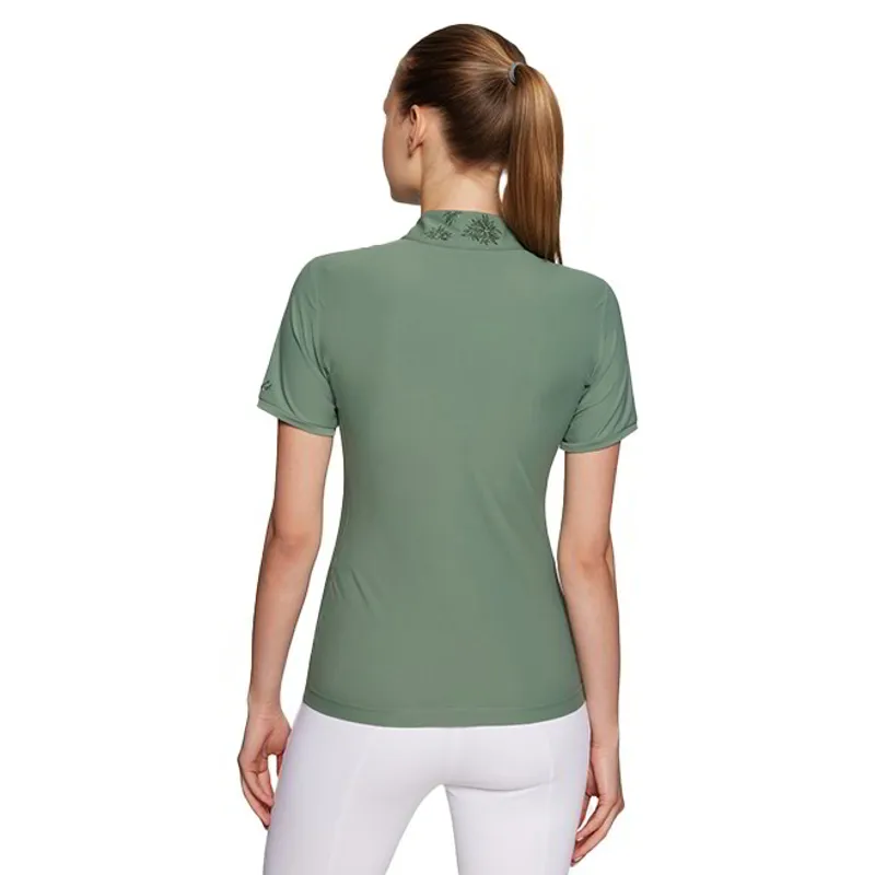 Samshield Barbara Women's Training Polo Shirt - Pistaccio-1