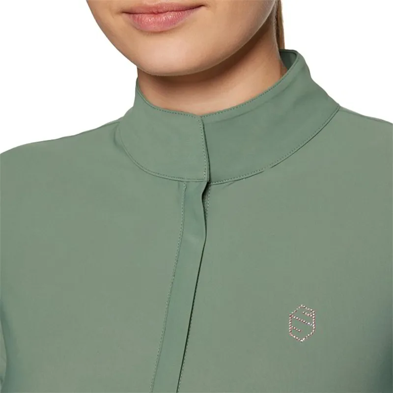 Samshield Barbara Women's Training Polo Shirt - Pistaccio-2