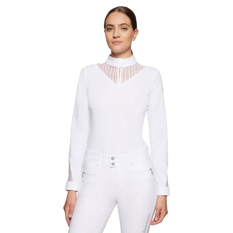 Samshield Beatrice Long Sleeve Ladies Show Shirt - White