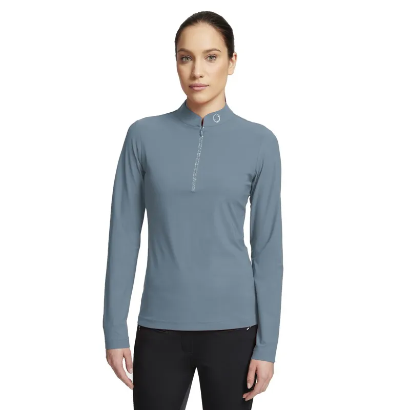Samshield Brunella Long Sleeve Womens Training Top - Dusty Blue