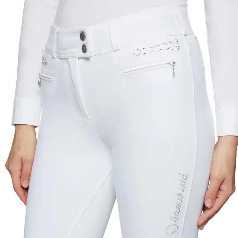 Samshield Capucine Full Grip Womens Competition Breeches - White-2