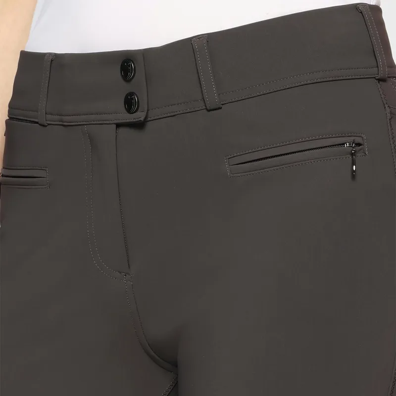 Samshield Capucine Ferna Knee Grip Womens Breeches - Magnet-2