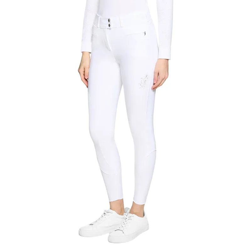 Samshield Capucine Ferna Knee Grip Women's Competition Breeches - White