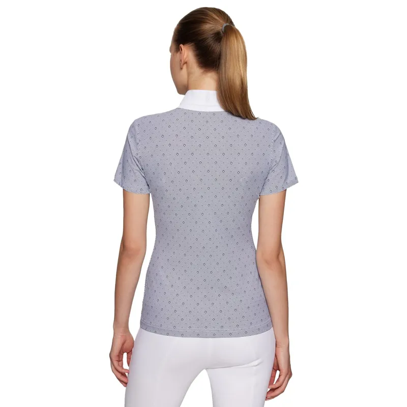 Samshield Carlotta Ladies Short Sleeve Show Shirt - Navy Blazon-1