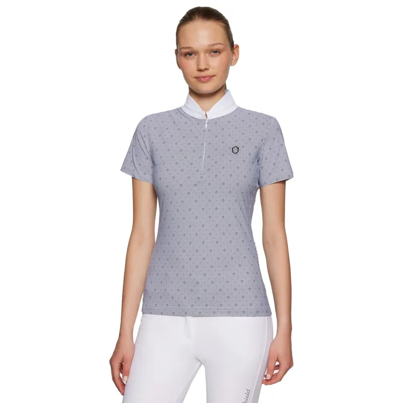 Samshield Carlotta Ladies Short Sleeve Show Shirt - Navy Blazon
