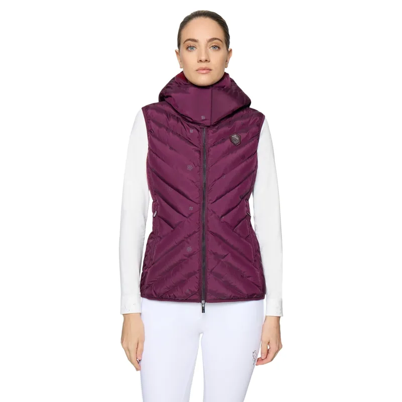 Samshield Chamonix Emblem Edition Womens Quilted Vest - Plum Pre-Order