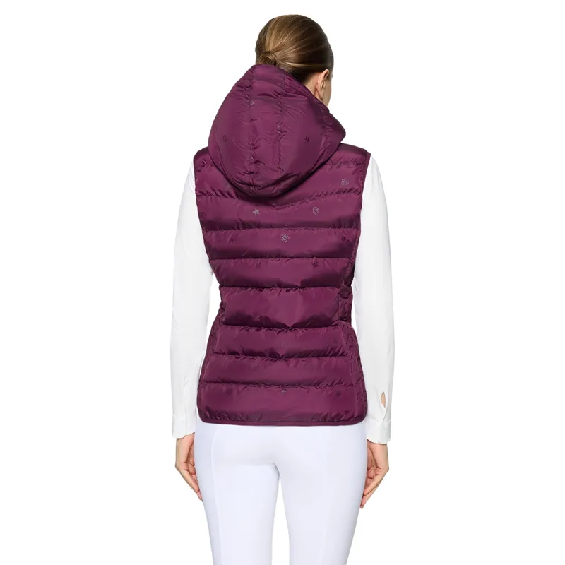 Samshield Chamonix Emblem Edition Womens Quilted Vest - Plum Pre-Order-1