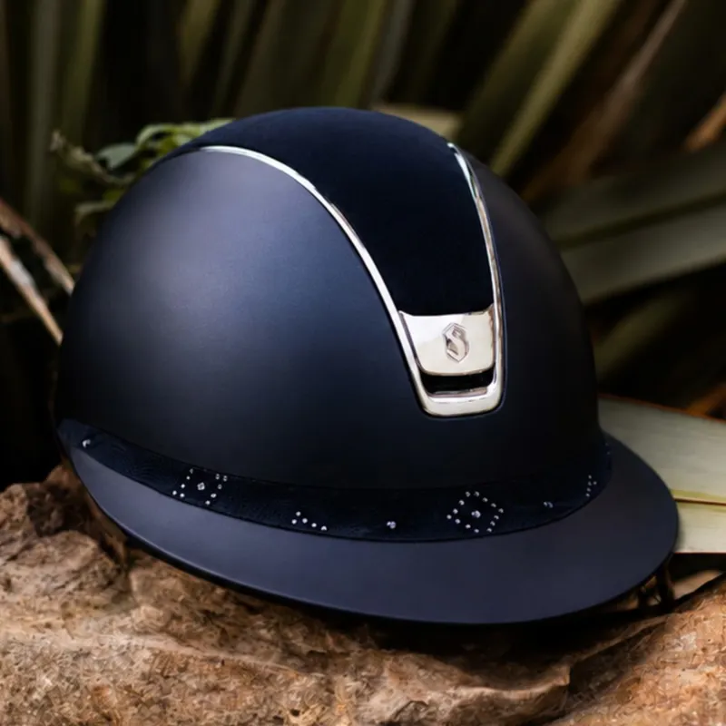 Samshield Miss Shield Shadowmatt 2.0 Cherry Blossom Helmet - Blue-2