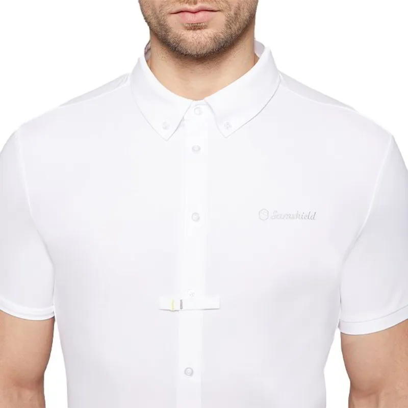 Samshield Corentin Men's Short Sleeve Show Shirt - White-2