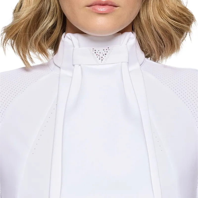 Samshield Crystal Ferna Triangle Show Tie - Holo-1