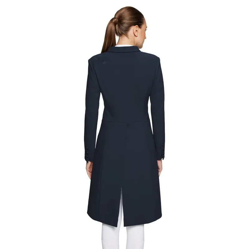 Samshield Crystal Ferna Womens Dressage Tails - Navy-1