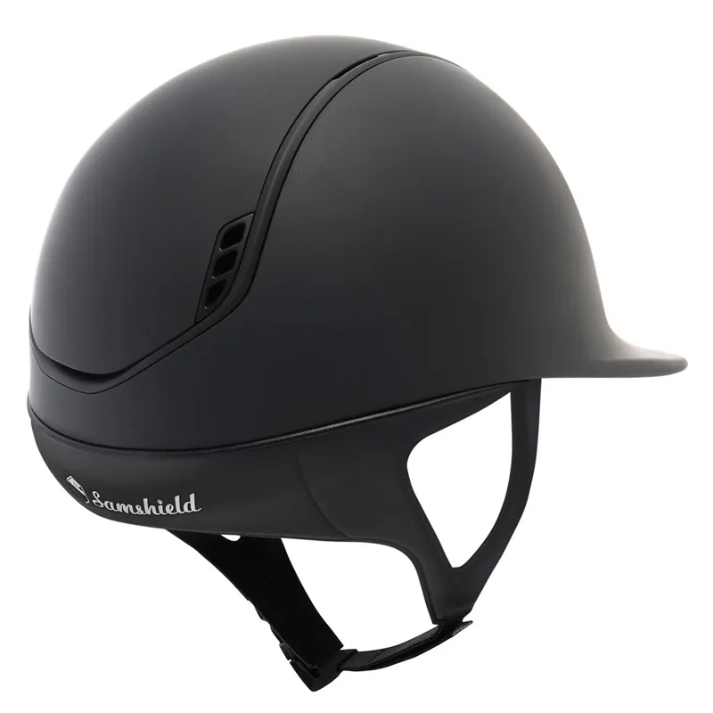 Samshield Shadowmatt 2.0 Dark Line 5 Crystals Riding Helmet - Black-1