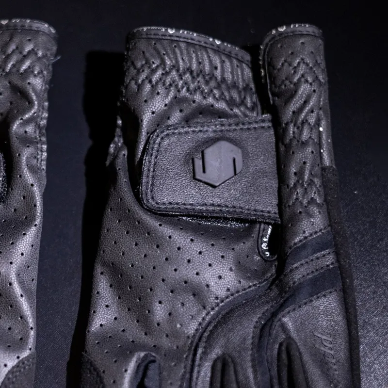 Samshield Hunter Blazon Riding Gloves - Black/Matt Black-3