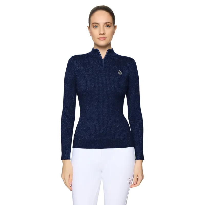 Samshield Lidia Women's Quarter Zip Pullover - Navy