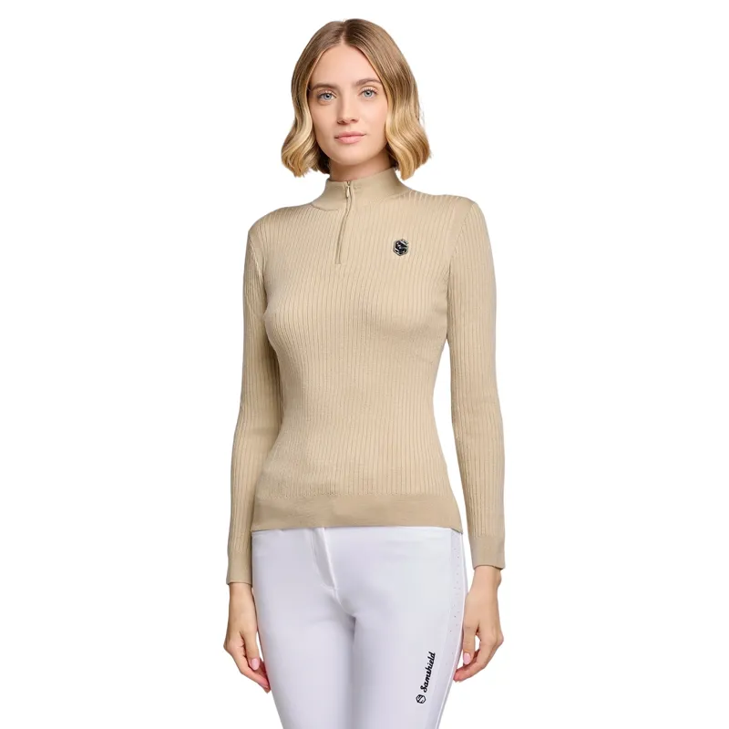 Samshield Lidia Women's Quarter Zip Pullover - Sand