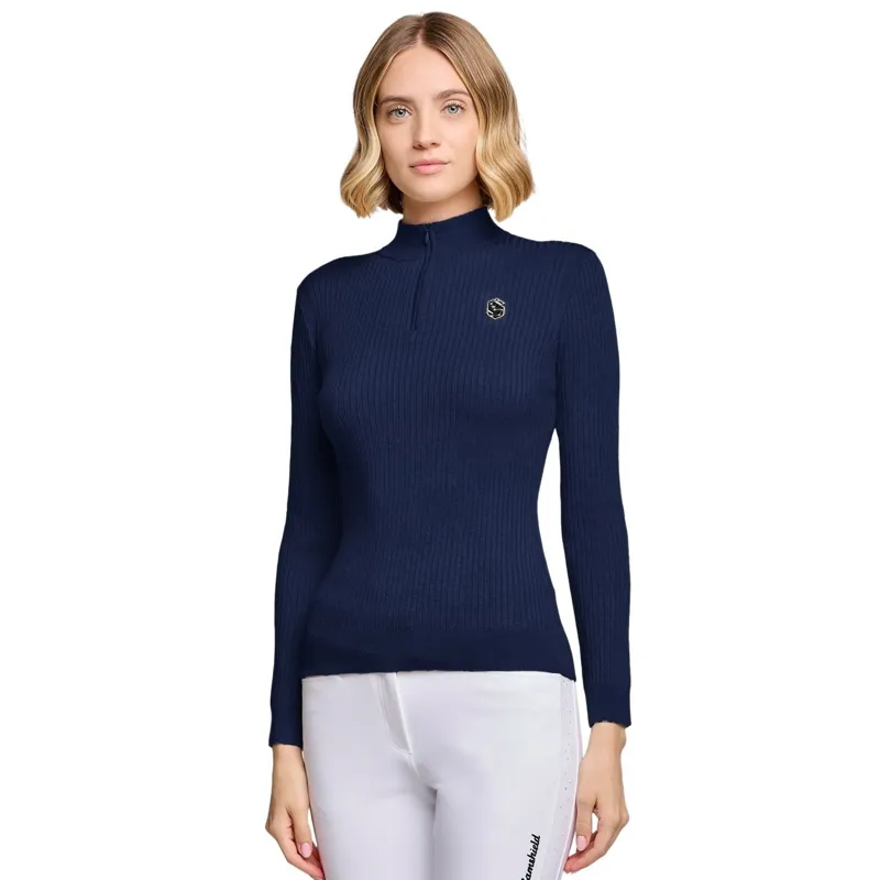 Samshield Lidia Women's Quarter Zip Pullover - Navy