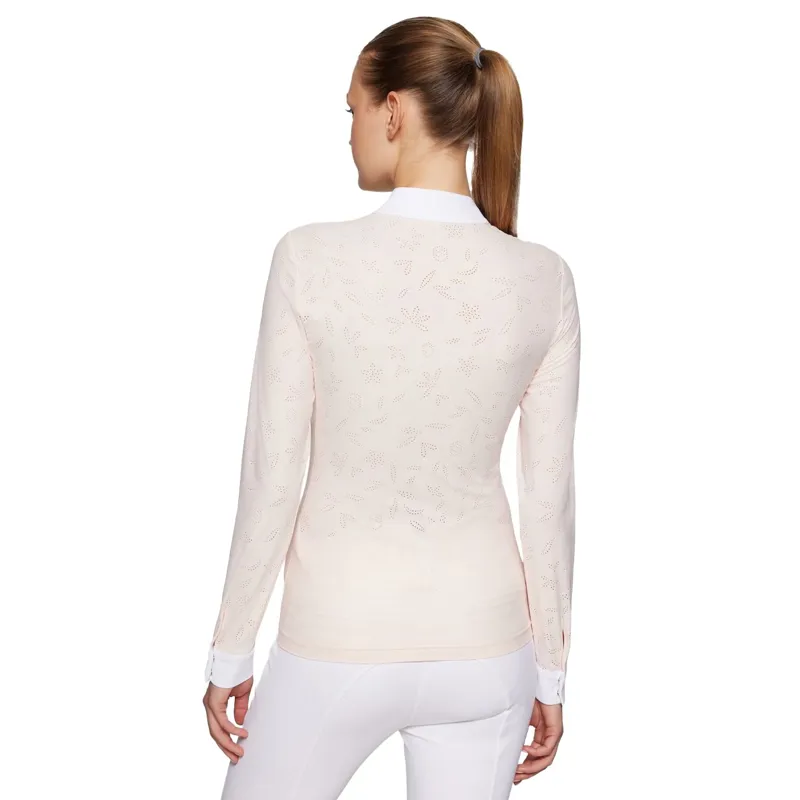 Samshield Louison Air Long Sleeve Womens Show Shirt - Rosewater-1