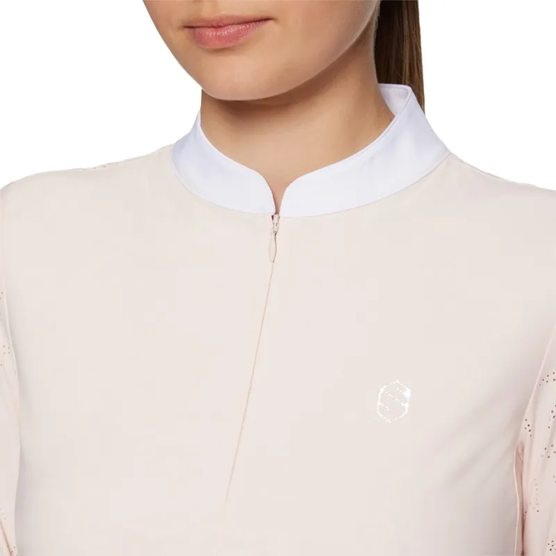 Samshield Louison Air Long Sleeve Womens Show Shirt - Rosewater-2