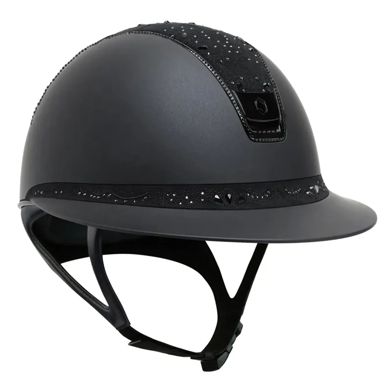 Samshield Miss Shield 2.0 Crystal Bloom 300 Crystal Helmet - Black