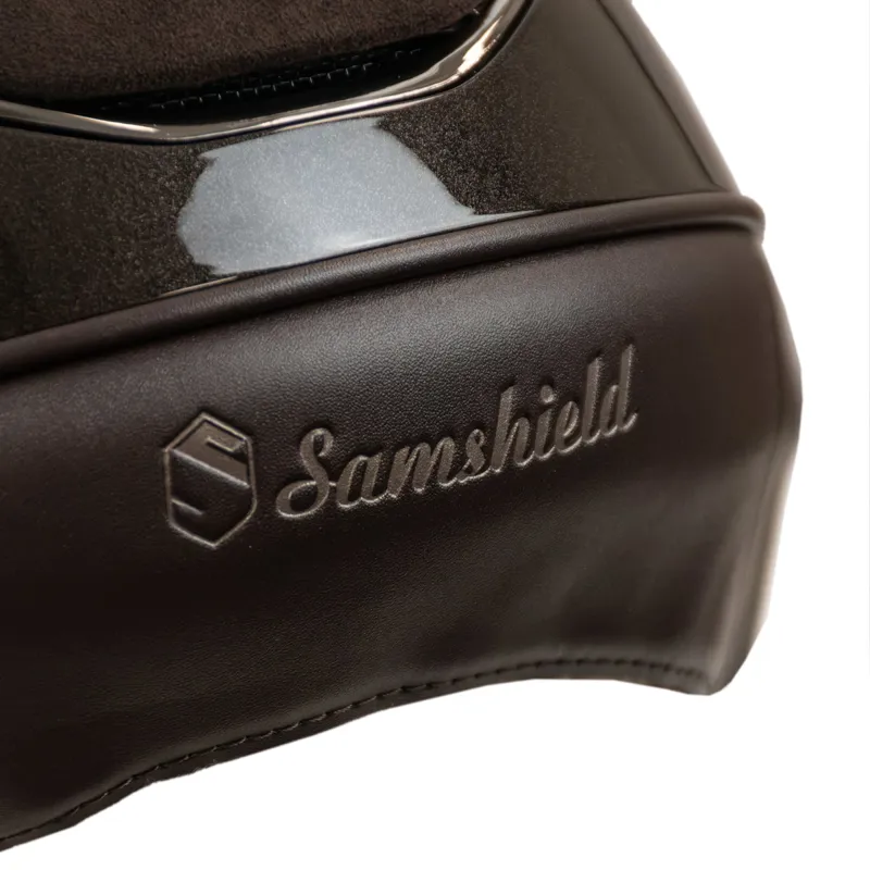 Samshield Miss Shield ShadowGloss 2.0 Flower Swarovski Jewelry Helmet - Brown-4