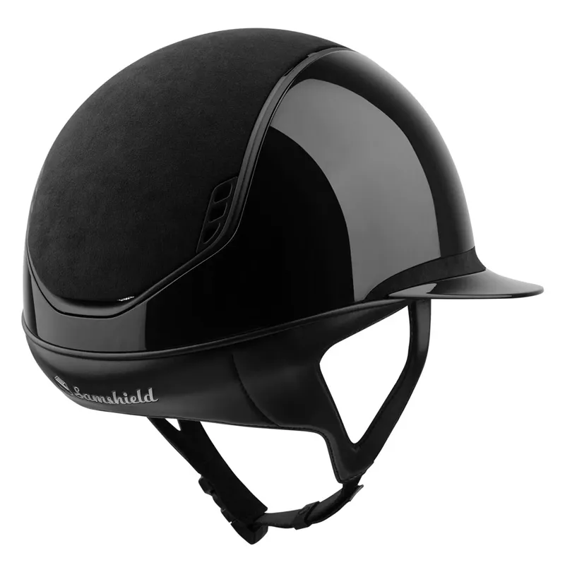 Samshield Miss Shield ShadowGlossy 2.0 Matt Trim/Blason Helmet - Black-1