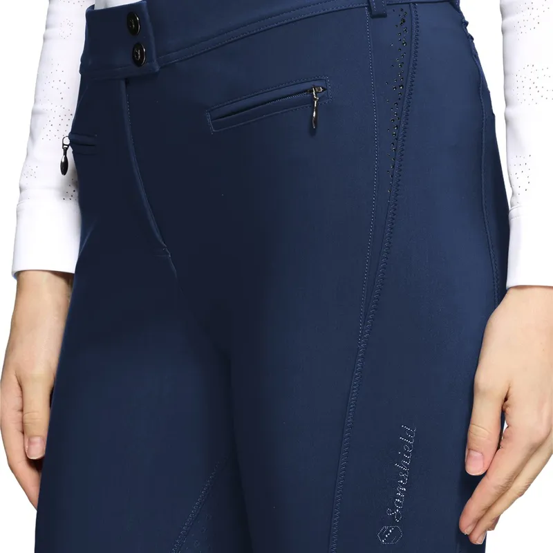 Samshield Omega Full Grip Women's Breeches - Sapphire-2