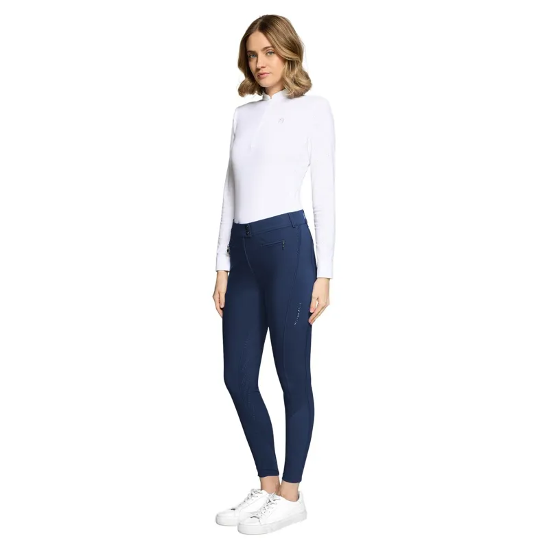 Samshield Omega Full Grip Women's Breeches - Sapphire-3