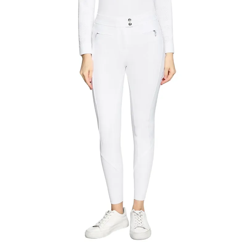 Samshield Omega Full Grip Women's Competition Breeches - White