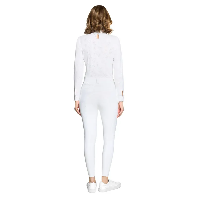 Samshield Omega Full Grip Women's Competition Breeches - White-3