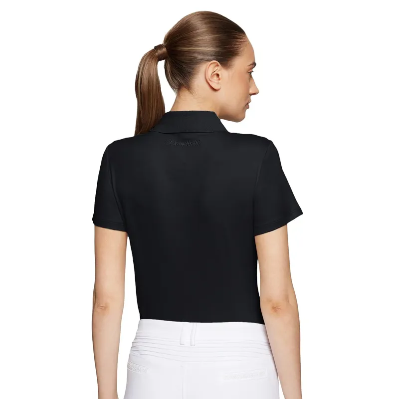 Samshield Marylin Women's Short Sleeve Polo - Black-1