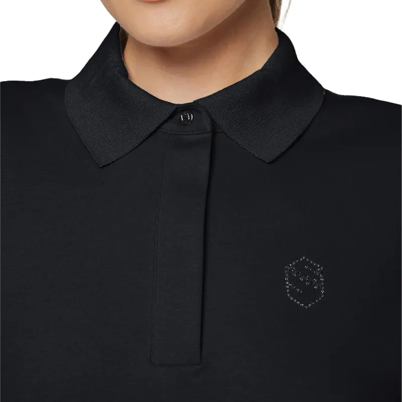 Samshield Marylin Women's Short Sleeve Polo - Black-2