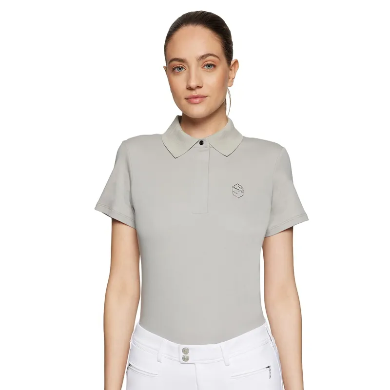Samshield Marylin Women's Short Sleeve Polo - Light Grey