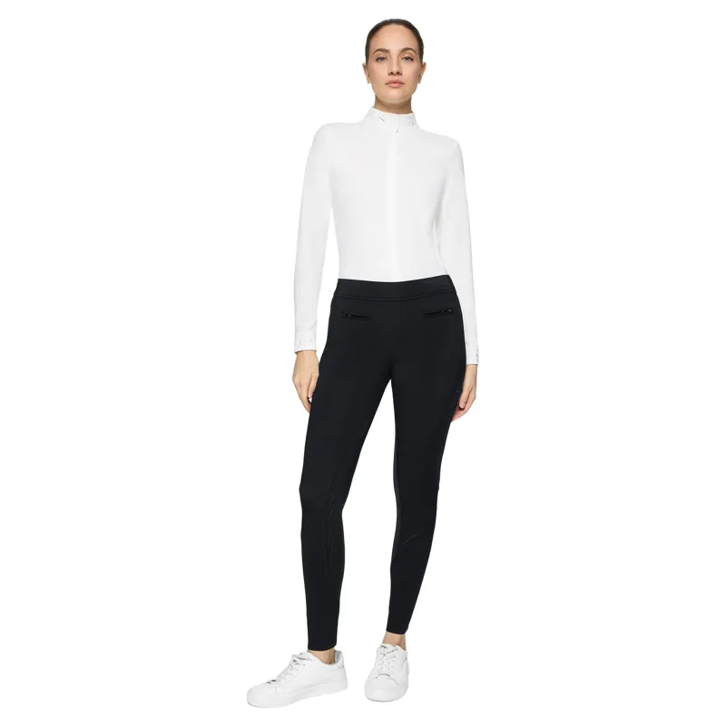 Samshield Sakina Winter Full Grip Women's Breeches - Black-2